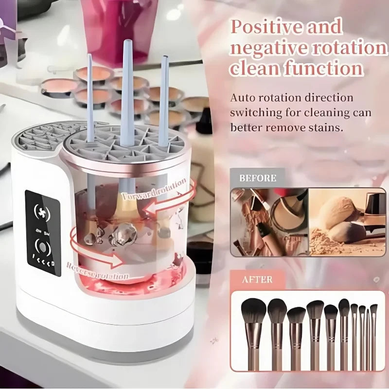Automatic Makeup Brush Cleaner