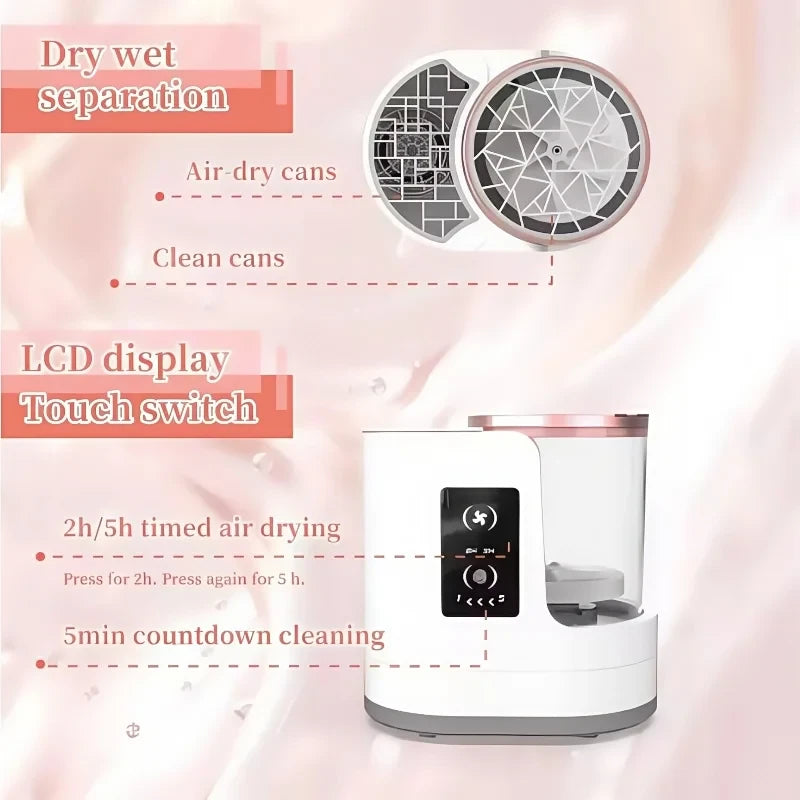 Automatic Makeup Brush Cleaner